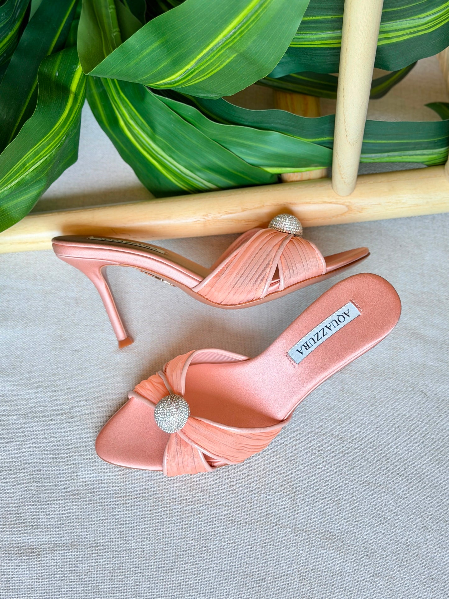 Aquazzura Embellished Mystery Mules 85