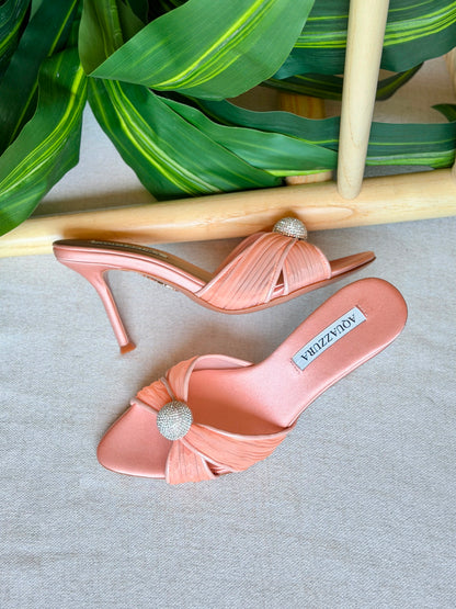 Aquazzura Embellished Mystery Mules 85