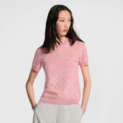 LV Monogram Toweling Knit Top