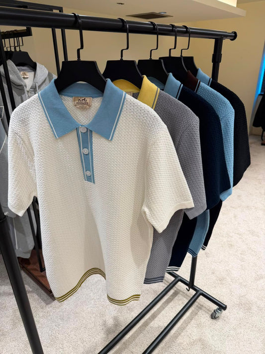 Hermes Ajoures colores polo shirt