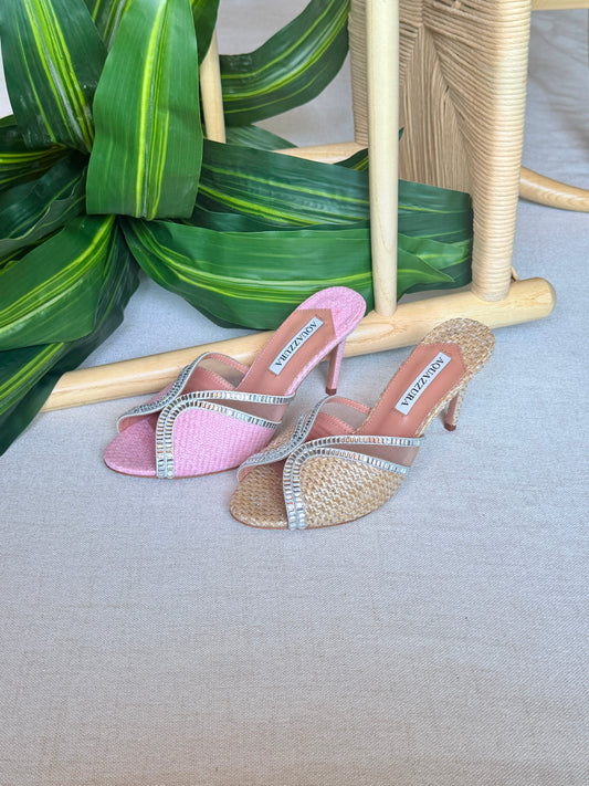 Aquazzura Wild Aurora 75 Mules