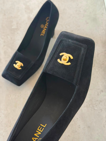 Chanel Pumps - Suede calfskin
