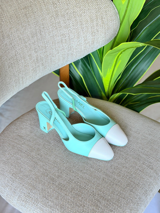 Chanel Flat Slingbacks