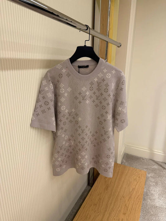 Lv Monogram Short-Sleeved Crewneck