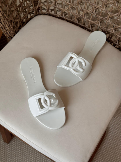 Dolce&Gabbana DG rubber slides