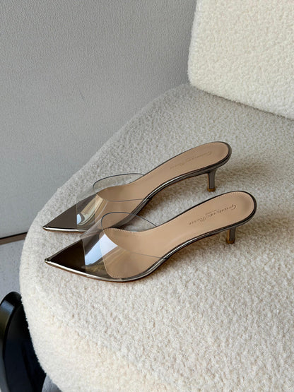 Gianvito Rossi Ellle 55 Mules
