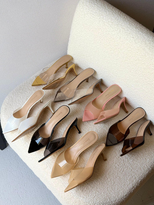 Gianvito Rossi Ellle 55 Mules