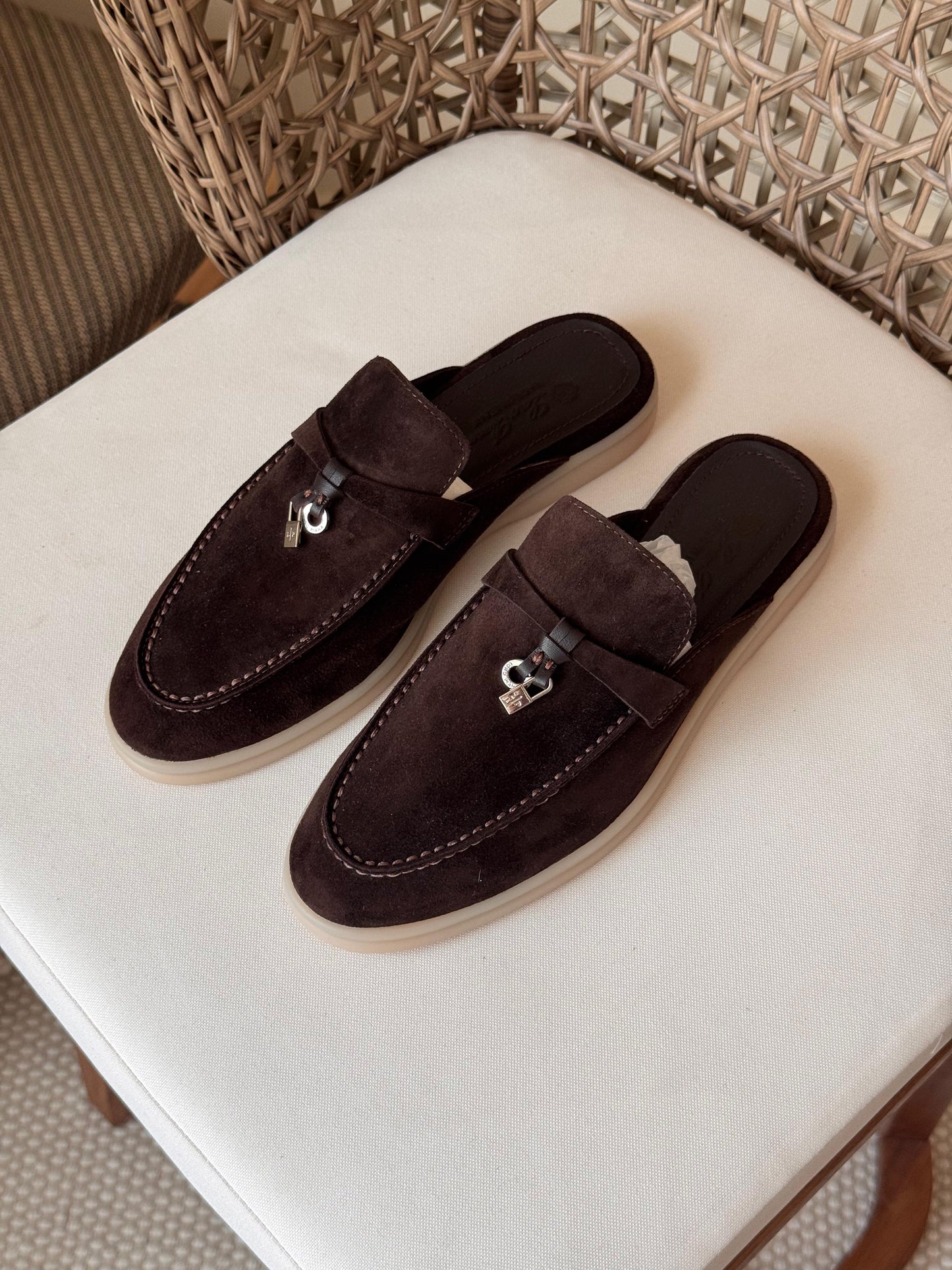 LORO PIANA Babouche Charms Walk Loafers