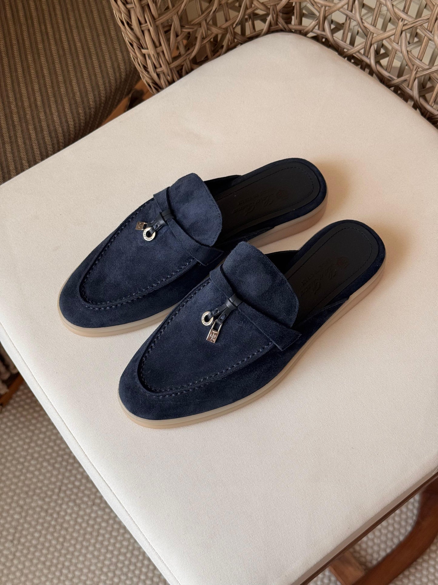 LORO PIANA Babouche Charms Walk Loafers