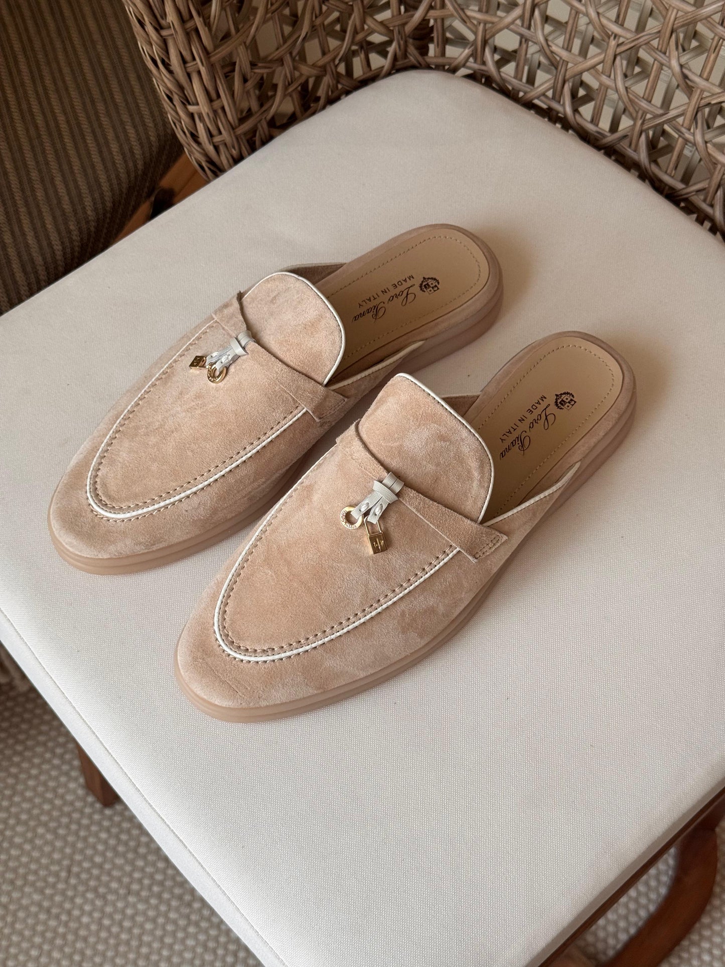 LORO PIANA Babouche Charms Walk Loafers