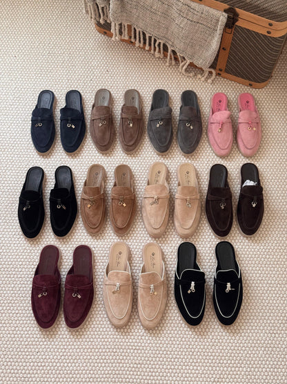 LORO PIANA Babouche Charms Walk Loafers