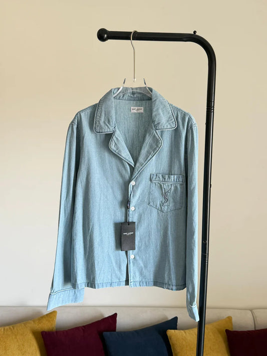 Saint Laurent Cassandre Denim Shirt