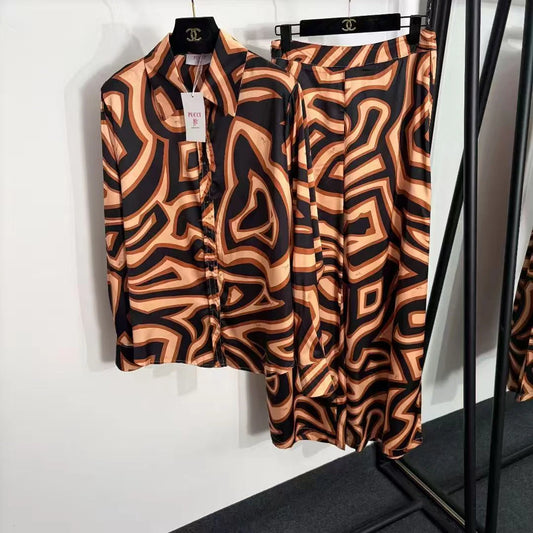 Buy Pucci Black Labirinto Wide-leg Pants Set