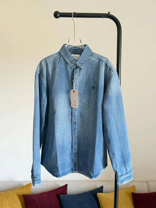 Saint Laurent Cassandre Denim Shirt