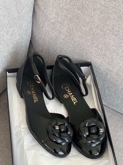 Chanel CC flats