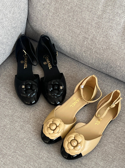 Chanel CC flats