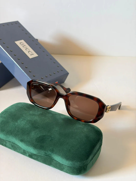 Gucci Tortoise Square Frame