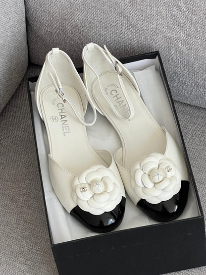 Chanel CC flats