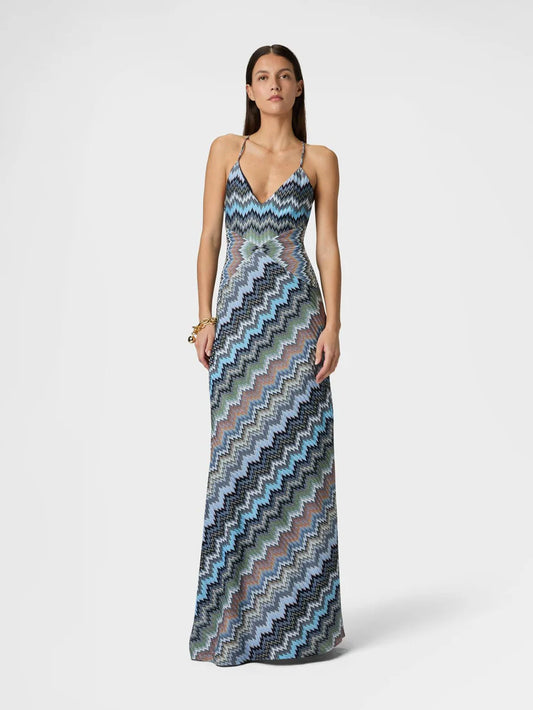 Missoni Chevron Strap Maxi Dress