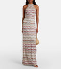 Missoni zigzag-knit Halterneck Dress