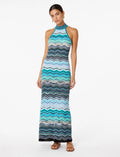 Missoni zigzag-knit Halterneck Dress b