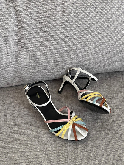 CELINE TRIOMPHE SANDAL IN LAMBSKIN
