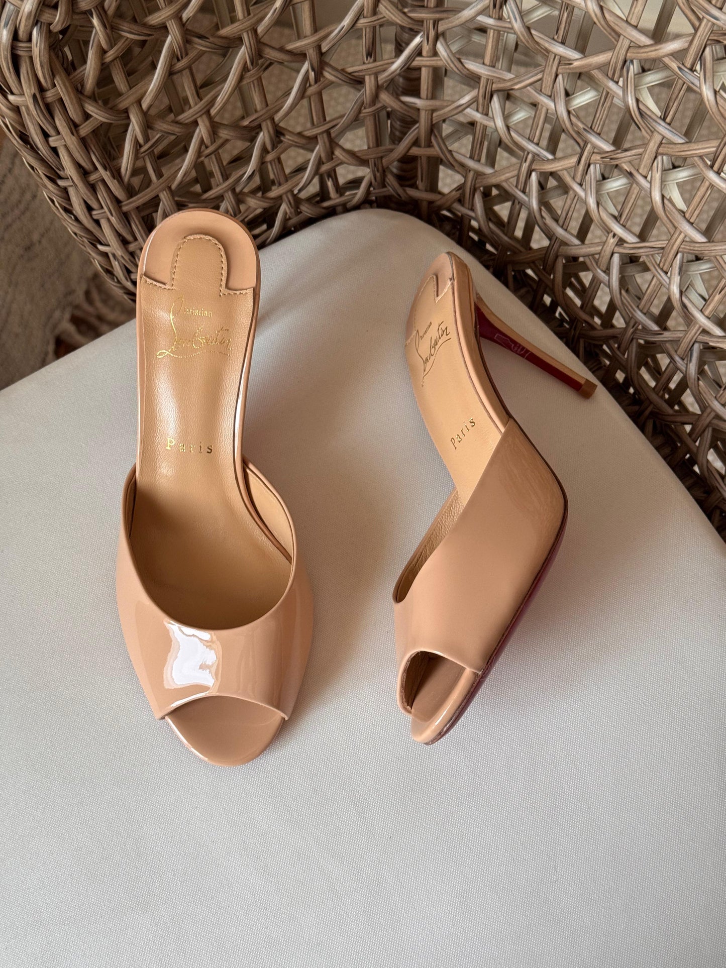 Christian Louboutin Patent Me Dolly 100 Sandals