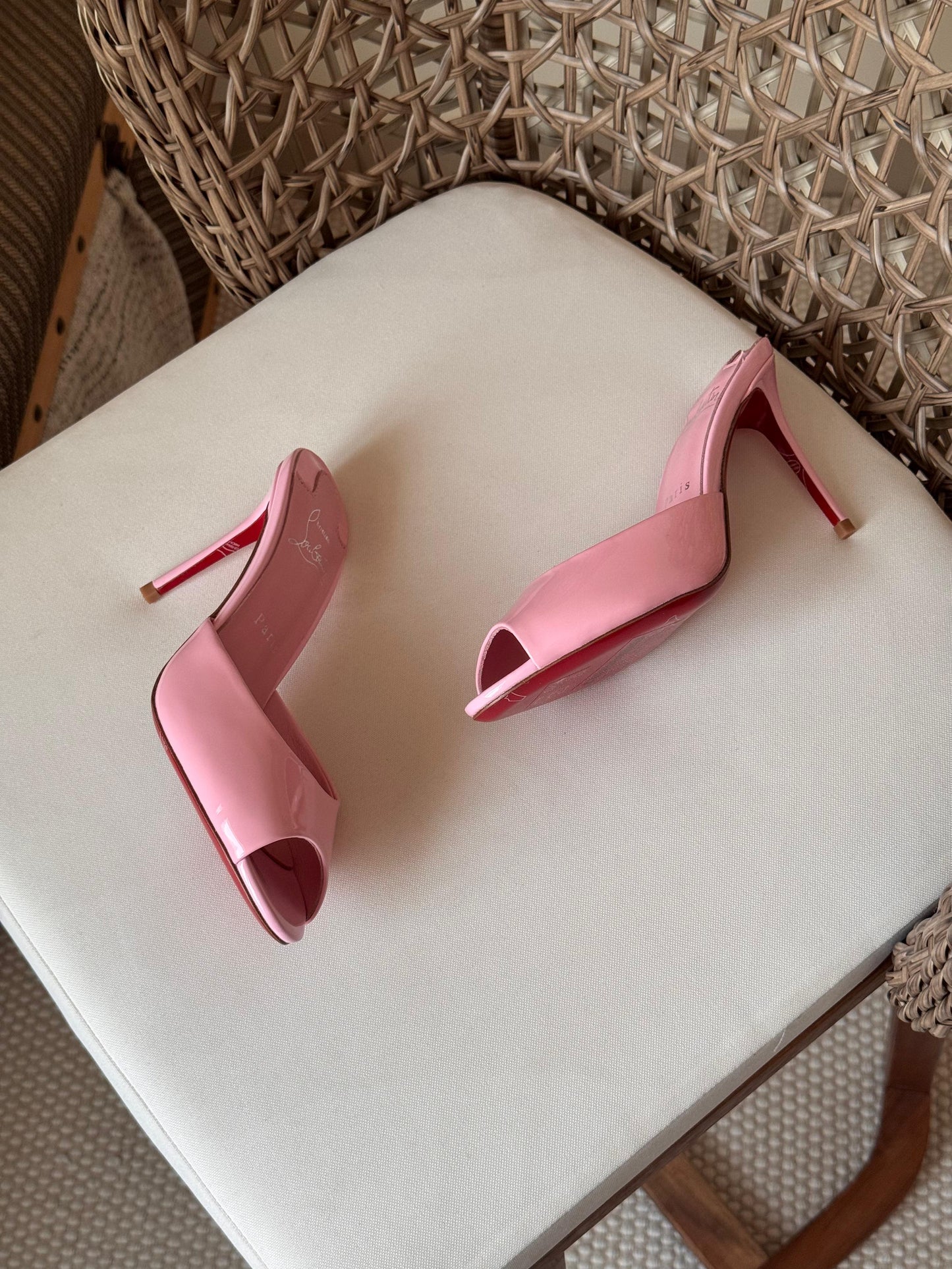 Christian Louboutin Patent Me Dolly 100 Sandals