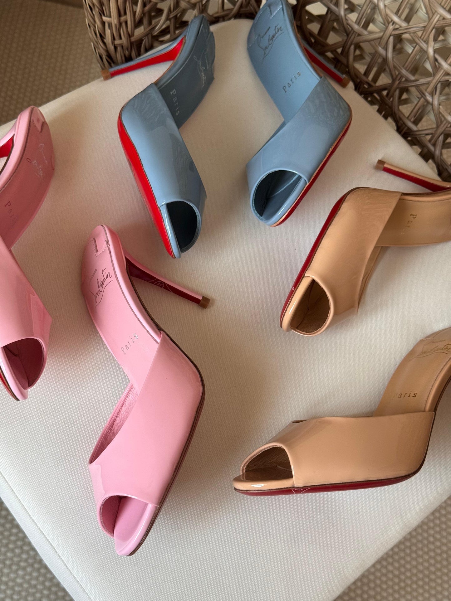 Christian Louboutin Patent Me Dolly 100 Sandals
