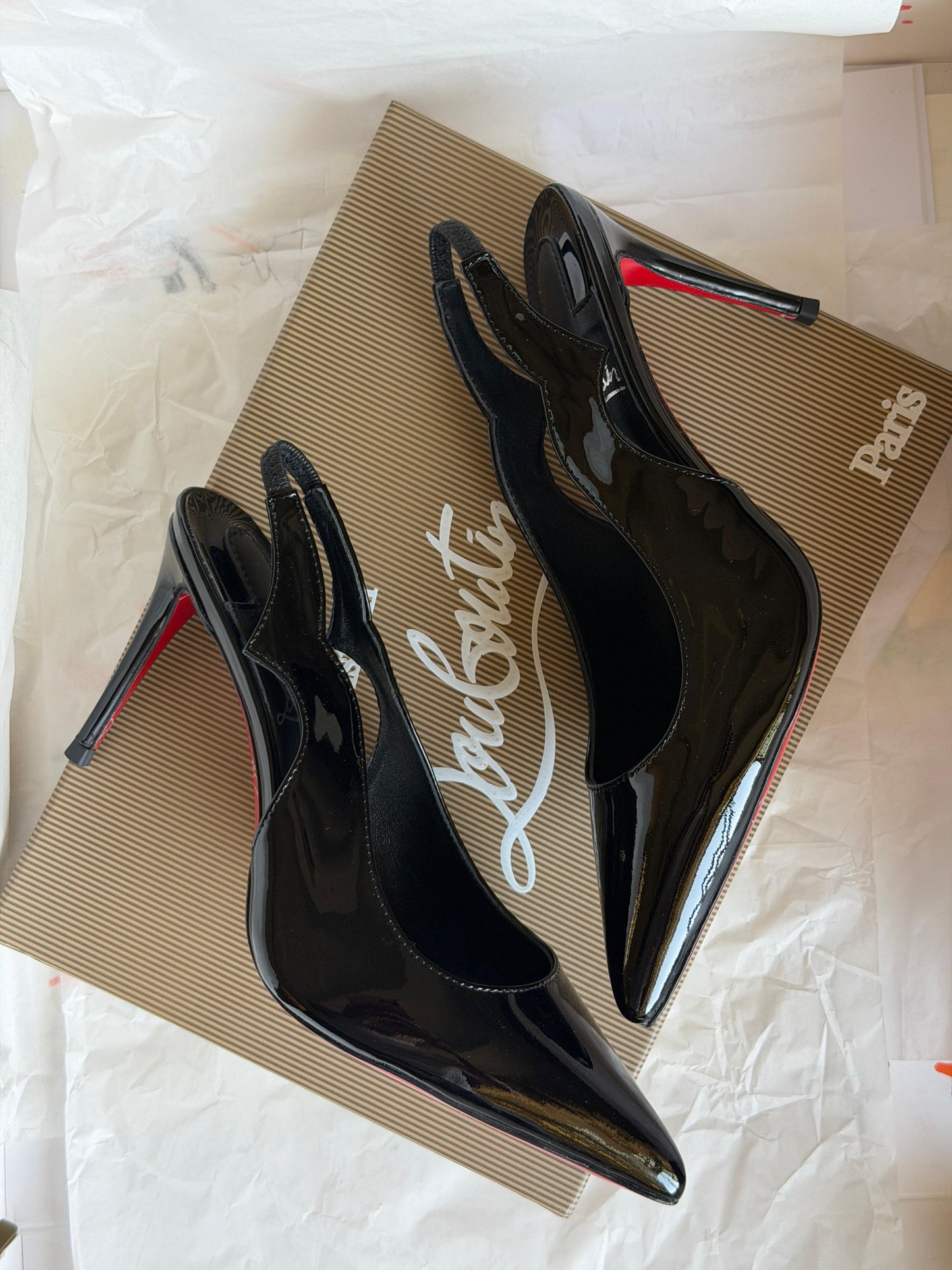 Christian Louboutin Neutral Hot Chick 70 Pumps