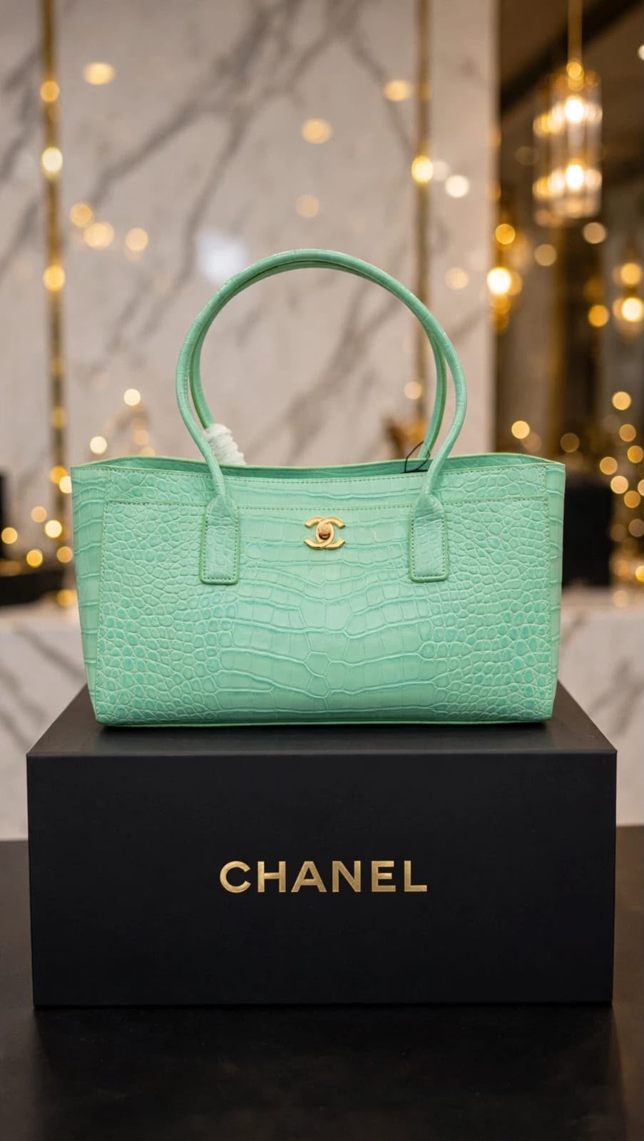 Chanel bag tote crocodile 35 cm