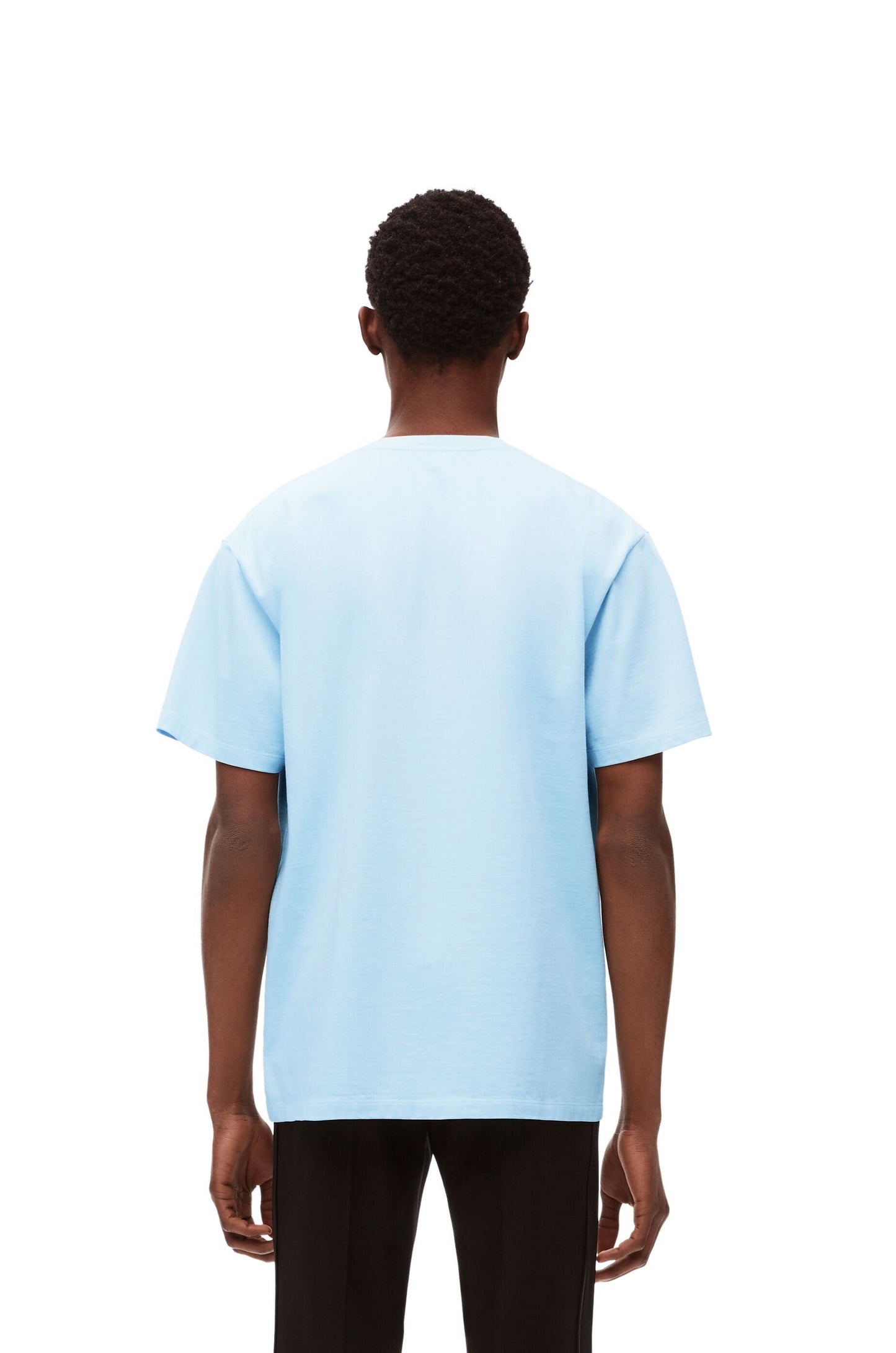 LOEWE Relaxed Fit Cotton T-Shirt Minimal Luxury Tee UAE
