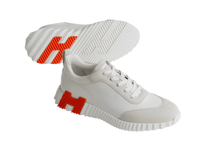Hermes Bouncing Sneaker "White Red" Luxury Contrast Sneakers UAE