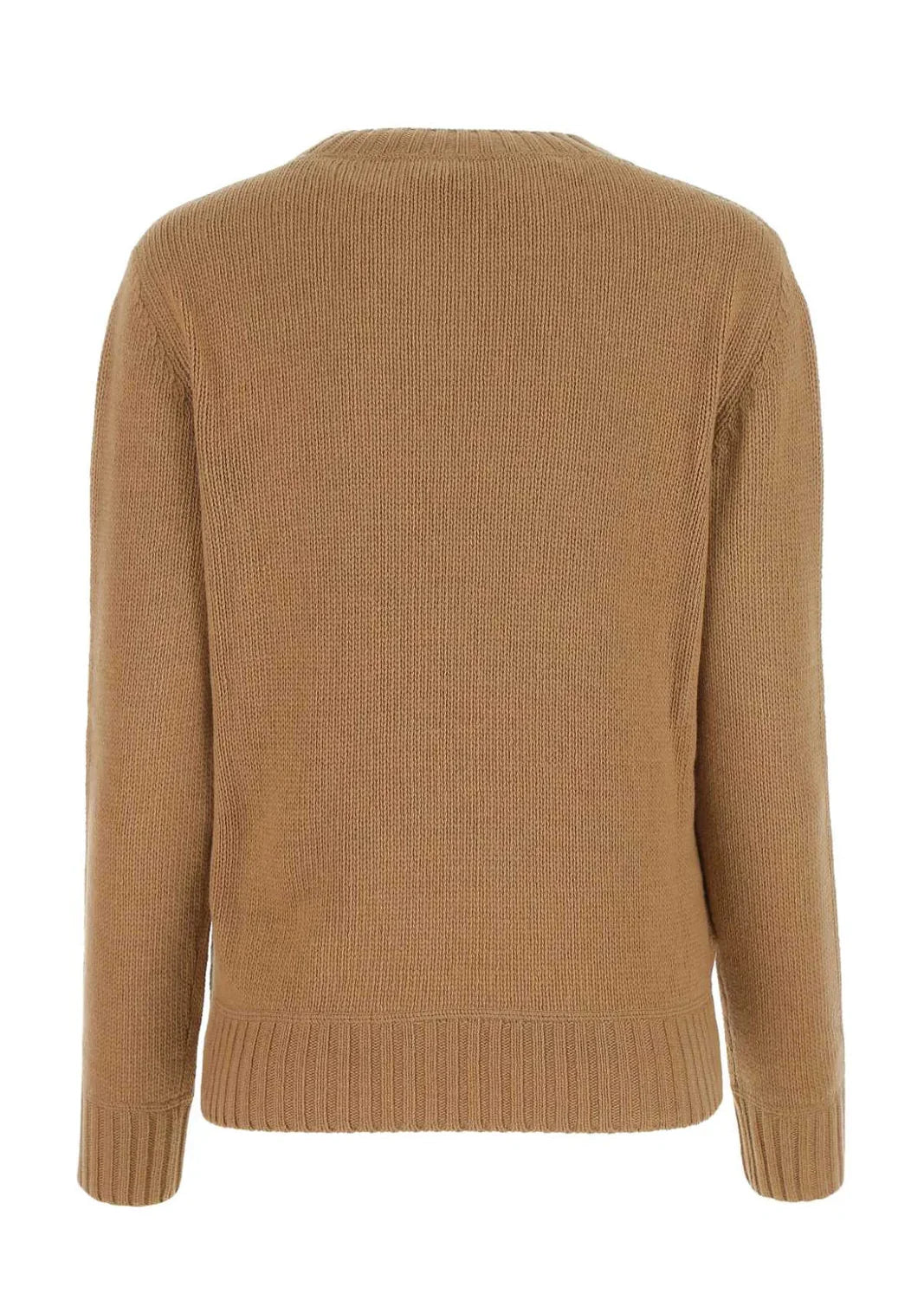 Prada Logo Cashmere Wool Crewneck Sweater "Camel Brown" Premium Sweater UAE