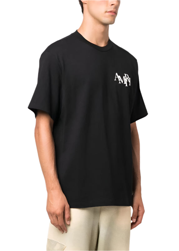 Amiri Logo Printed Crewneck T-Shirt Signature Logo Tee UAE