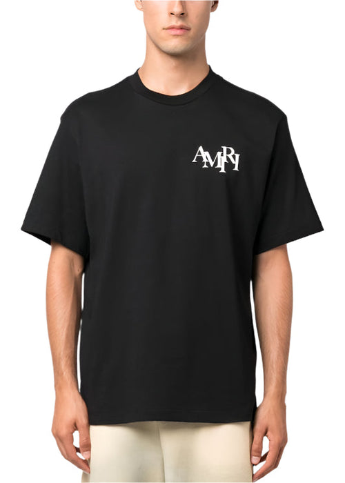 Amiri Logo Printed Crewneck T-Shirt Signature Logo Tee UAE