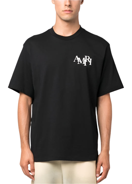 Amiri Logo Printed Crewneck T-Shirt Signature Logo Tee UAE