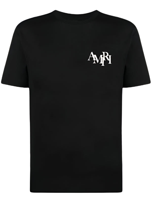 Amiri Logo Printed Crewneck T-Shirt Signature Logo Tee UAE