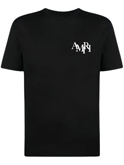 Amiri Logo Printed Crewneck T-Shirt Signature Logo Tee UAE