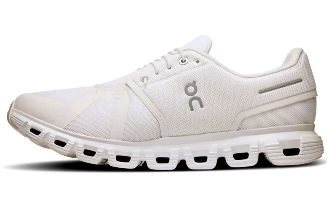On Cloud 6 "White / White" Running Shoes UAE