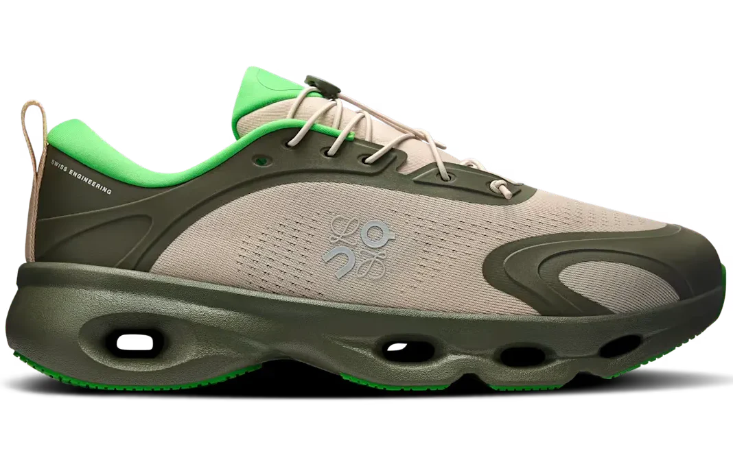 Loewe x On Running Cloudsolo "Khaki Green / Sand" Designer Sneakers UAE