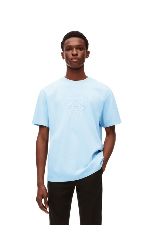 LOEWE Relaxed Fit Cotton T-Shirt Minimal Luxury Tee UAE