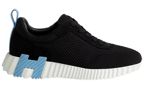 Hermes Bouncing Sneakers "Black Mesh" Breathable Mesh Sneakers UAE