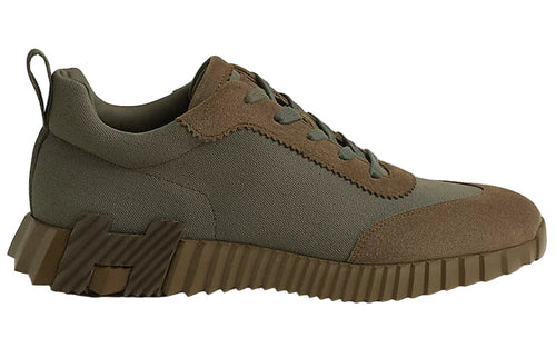 Hermes Bouncing Sneakers "Tundra Green" Outdoor Style Sneakers UAE