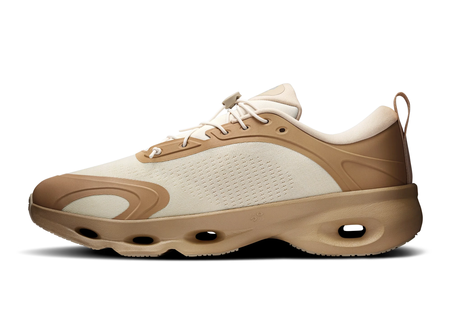 Loewe x On Running Cloudsolo "Dark Sand / Cream" Luxury Running Sneakers UAE