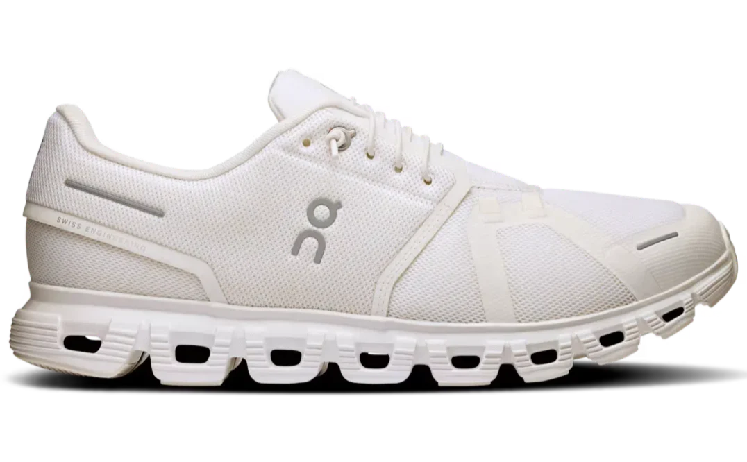 On Cloud 6 "White / White" Running Shoes UAE