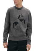 Hermès Cashmere Cheval Tangram "Gray" Luxury Cashmere Sweater UAE