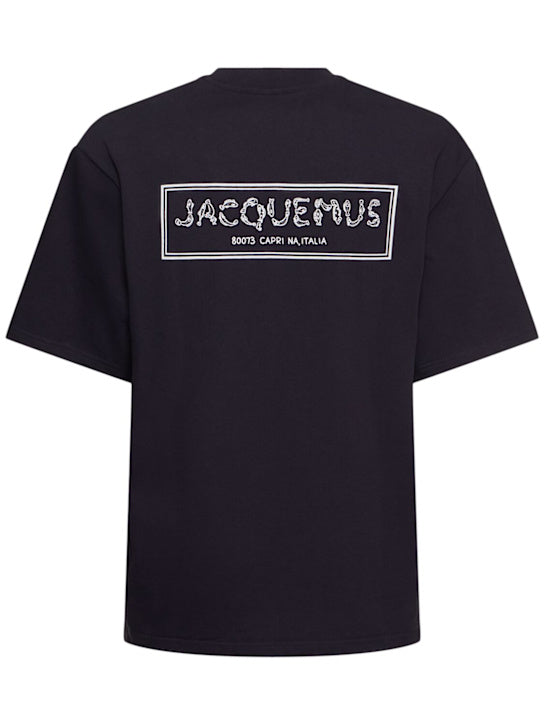 Jacquemus Printed T-Shirt "The Merò Dark Navy" Premium Tee UAE