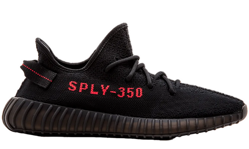 Adidas Yeezy Boost 350 V2 "Black Red" Contrast Sole Sneakers UAE