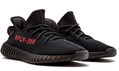 Adidas Yeezy Boost 350 V2 "Black Red" Contrast Sole Sneakers UAE